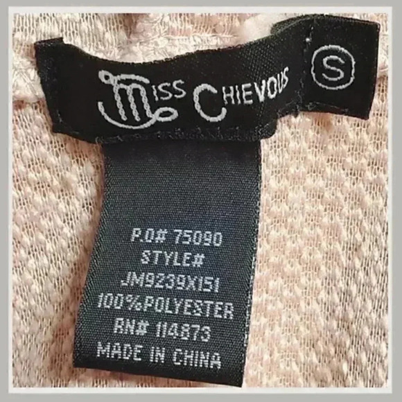 Miss Chievous Pink Fleece Heart Sweatshirt - Picture 6 of 7